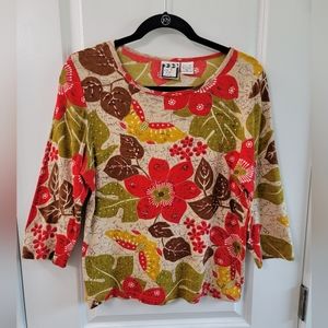 Take Two Brand Fall Floral Top
